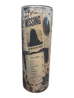 BUY NOW True Crime Buff Tumbler - 20oz Stainless Steel